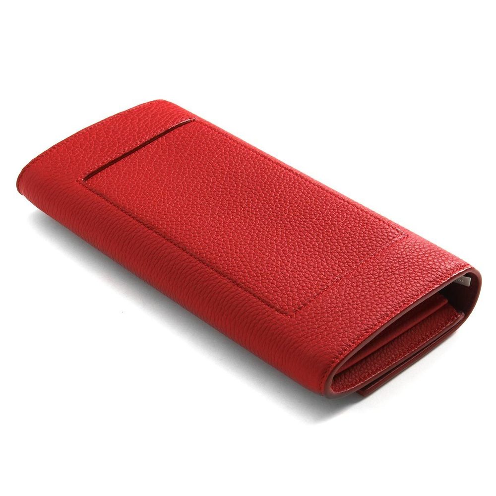 Celine Long Wallet Large Flap Multfunction Pop Red - image 5